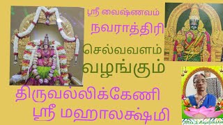 Triplicane Sri Vedavalli thayar Navarathri latcharchanai410246pm Sree Vaishnavam [upl. by Samaria754]