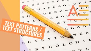 Reading and Writing  Text Patterns  Text Structures [upl. by Herrle874]