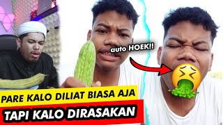 AL RIZKY KENAK MENTAL DI CHALLANGE MAKAN PARE🗿🗿🗿Reaction TikTok [upl. by Leasa]