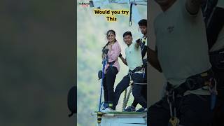 Himalayan Bungy Rishikesh bungee bungeejumping jumping adventure trending viral bungy shorts [upl. by Ness338]