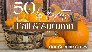 50 BEST FALL amp AUTUMN HOME DECOR PROJECTS amp DECORATING IDEAS homedecor fall diy [upl. by Nnylhsa]