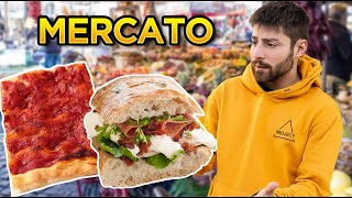 MANGIARE dentro il MERCATO TESTACCIO [upl. by Lontson]