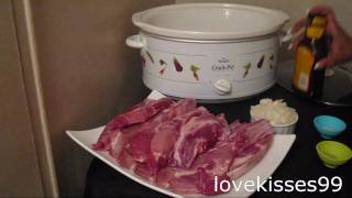 Easy Slow Cooker Pork Ribs Recipe5 ingredients to Fabulous [upl. by Ahgem]