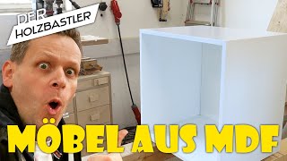 Möbel aus MDF selber bauen  Meine neue Garderobe [upl. by Myrle367]