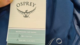 Рюкзак Osprey Kestrel 48 blue original [upl. by Viccora121]