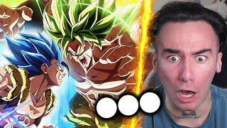 Non Dragon Ball Fan Reacts to GOJETA vs BROLY [upl. by Brunhilda]