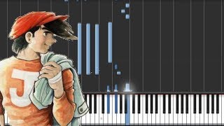 Ashita no Joe Opening Piano Tutorial [upl. by Janeen453]