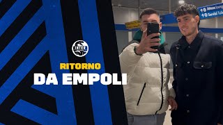 Il ritorno dellInter da Empoli InterPerSempre [upl. by Farr]