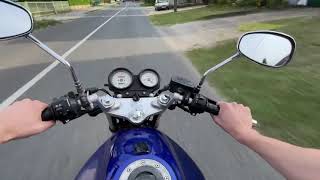 Daelim Roadwin 125 short review amp ride pregled i voznja Bjelovarom pops and bangs [upl. by Tirrej83]