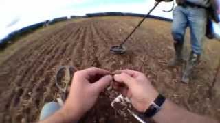 Metal Detecting Gold Hammered Coin with XP Goldmaxx Power [upl. by Billy694]