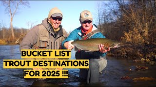 Top Trout Fishing Destinations for 2025 [upl. by Auburta]