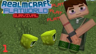 Realmcraft but I go utterly insane in a flat world  Realmcraft Flatworld Survival PART 1 [upl. by Pylle894]