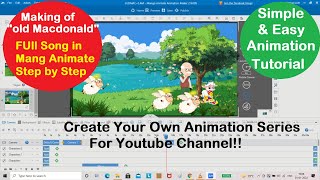 Making of quotOld Macdonald had a Farm EIA EIA Oquot Full Song in Mango Animation Maker  Full Tutorial [upl. by Leonard]