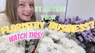 10 THINGS I WISH I KNEW BEFORE BECOMING A FLORIST [upl. by Anilehcim690]