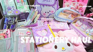 Cute amp Aesthetic Stationery Haul💜🌸 ft Journalsay [upl. by Pandolfi]