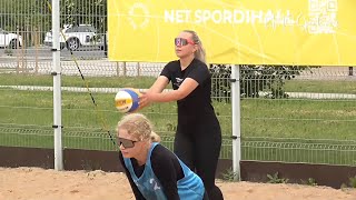 Womens beach volleyball 2024 full match  Naiste rannavõrkpalli suvetuur 2024 Tartu [upl. by Naghem633]