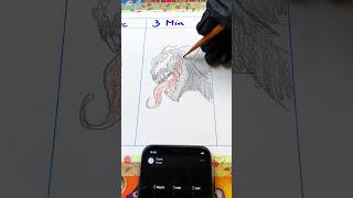 Venom Drawing Tutorial  art draw tutorial [upl. by Atiuqram780]