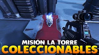 🔴TODOS los COLECCIONABLES de la CUARTA MISIÓN de HALO INFINITE  La torre [upl. by Ahsatniuq]