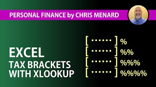 Tax Brackets Explained using Excels awesome XLOOKUP function [upl. by Zischke]