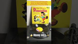 Disney Intro Jiminy Cricket  When You Wish Upon A Star 1940 1978 release [upl. by Narruc403]