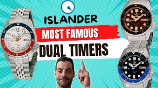 The most famous colorways now in 38mm Islander Dual Time Watches [upl. by Berkman422]