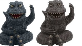 Toho Monster Series Enshrined Monsters Godzilla 1965 Statue Ver A and B [upl. by Cirek]