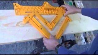 How to build stairs with the stair calculator Carpentry new tool by stairsquarecom [upl. by Esinwahs]