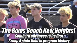 Southern 1 Princeton 0  HS Boys Soccer  Group 4 State Semifinal  Rams reach first state final [upl. by Ynabla]