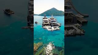 How Deep Would you Dive from Motor Yacht Loon [upl. by Ynohtnakram430]