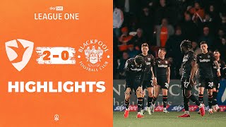 Highlights  Cheltenham Town v Blackpool [upl. by Ennyleuqcaj]