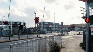 Newhaven Town Level Crossing East Sussex [upl. by Rein64]