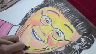 Anna Banana draws and paints Agnes Brown Mrs Brown Boys [upl. by Aicener]