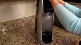 Soda Stream Carbonation DemonstrationquotBuzzquot Sound [upl. by Anerual]