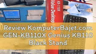 Review KomputerBajetcom GENKB110X Genius KB110 Black Standard Windows Keyboard PS2 FOR WINDOWS M [upl. by Chura]