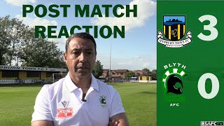 INTERVIEW Nobby Solanos postmatch assessment to the preseason game against Hebburn Town [upl. by Esau]