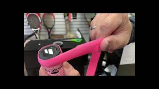 How to Put an Overgrip on Tennis Racquet [upl. by Norrad368]