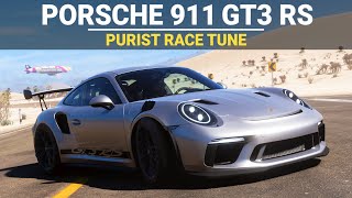 Forza Horizon 5 Tuning  2019 Porsche 911 GT3 RS  FH5 Purist Race Build Tune amp Gameplay [upl. by Moya10]