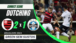 Dutching no correct score Flamengo x Grêmio [upl. by Yenatirb525]