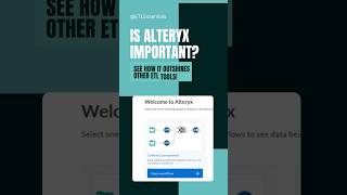 Is Alteryx Important  How It Compares to Other ETL Tools alteryx alteryxtutorial productivity [upl. by Brighton]