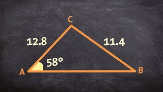 Ambiguous case law of sines two triangles SSA [upl. by Grim]