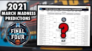 2021 March Madness Predictions [upl. by Lenad]