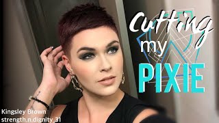 How I Cut my Pixie [upl. by Consolata]