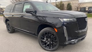 2022 Cadillac Escalade ESV Sport Platinum POV Test Drive amp Review [upl. by Harifaz]