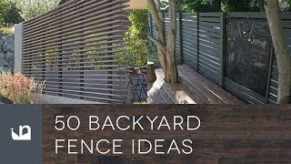 50 Backyard Fence Ideas [upl. by Nuhs]