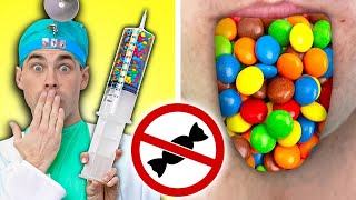 CRAZY WAYS TO SNEAK CANDY INTO THE HOSPITAL  HOW TO SNEAK SNACKS INTO HOSPITAL BY CRAFTY HACKS PLUS [upl. by Chapin]