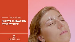 BROW LAMINATION STEP BY STEP TUTORIAL [upl. by Seiuqram97]