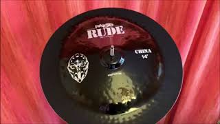 AQUILES PRIESTER PROTOTYPE  Paiste RUDE 14quot China [upl. by Convery]