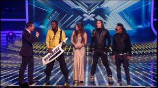 Meet me Halfway  Black Eyed Peas  XFactor live performance [upl. by Suoiluj]