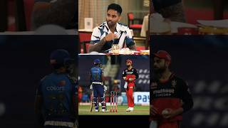 Virat Kohli sledging Suryakumar Yadav viratkohli suryakumaryadav ipl cricketlover ytshort [upl. by Ydnor]