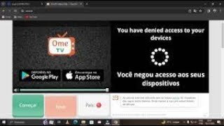 Solução quotVocê Negou Acesso Aos Seus DispositivosquotFix quotYouve Denied Access to Your Devicesquot OME TV [upl. by Colver489]